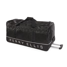 Perry Ellis Extra Large 35" Rolling Duffel Bag-A335, Black