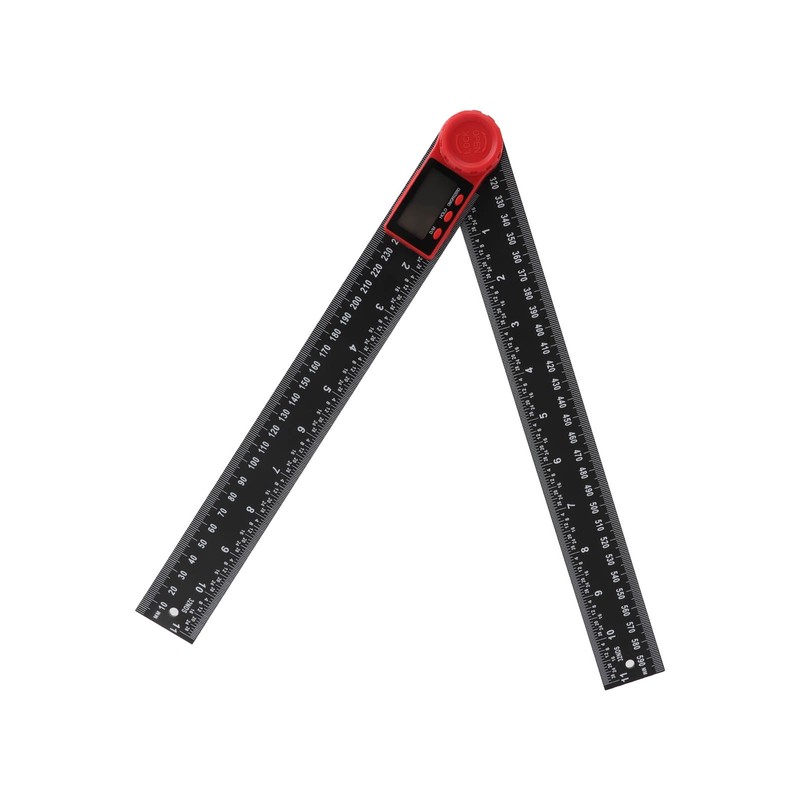 Digital Display Angle Ruler 2 in 1 Plastic Lightweight Convenient