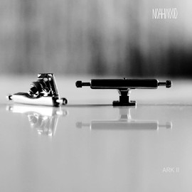 NOAHWOOD DIY Pro Fingerboard Truck 35mm (Ark ii Silver Truck)