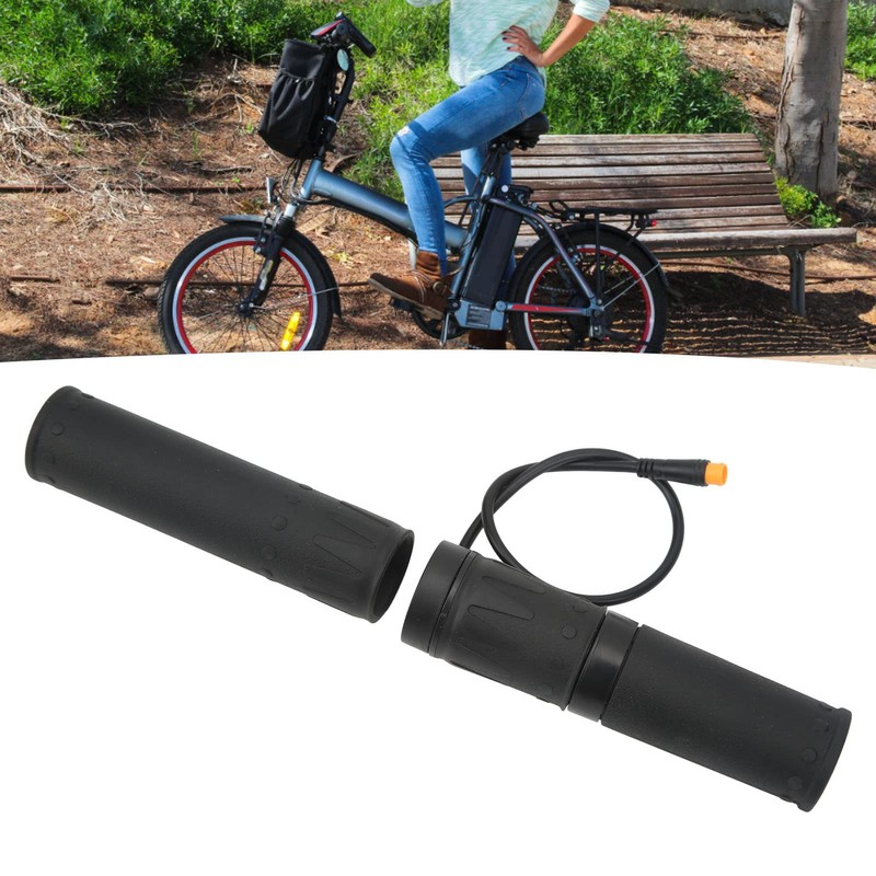 Electric Throttle Grip Rubber Split Half Rotation with Joint Throttle
