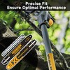 12-Inch Chainsaw Guide Bar and Chain Combo Compatible with DeWalt