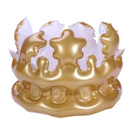 Haobase Inflatable Adult Queen Crown Fancy Dress Hen Party Decorations Toy