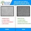 Air Filter Factory 9-1/2 Inches Round x 3/32 With Center