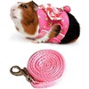 Hamster Leash & Harness On-The-Go Tow Rope Adjustable Anti-Lost Chest