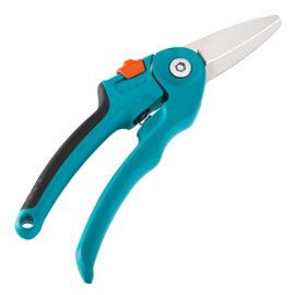 Gardena City Gardening Balcony Shears: Plant Shears with Stainless Steel Blades for Cutting Flowers/Herbs/Twigs, Single-Hand Safety Lock, Two Handle Positions, Two-Level Handle (8707-20)