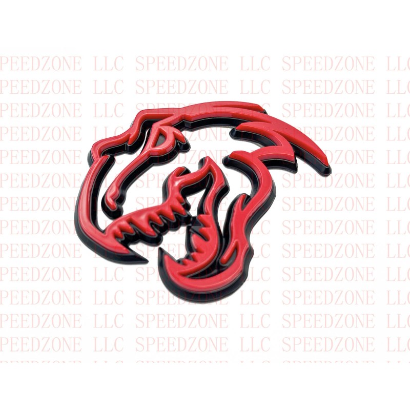 Factotum PAIR Dinosaur T-Rex TRX Emblem Badge fits Dodge Ram