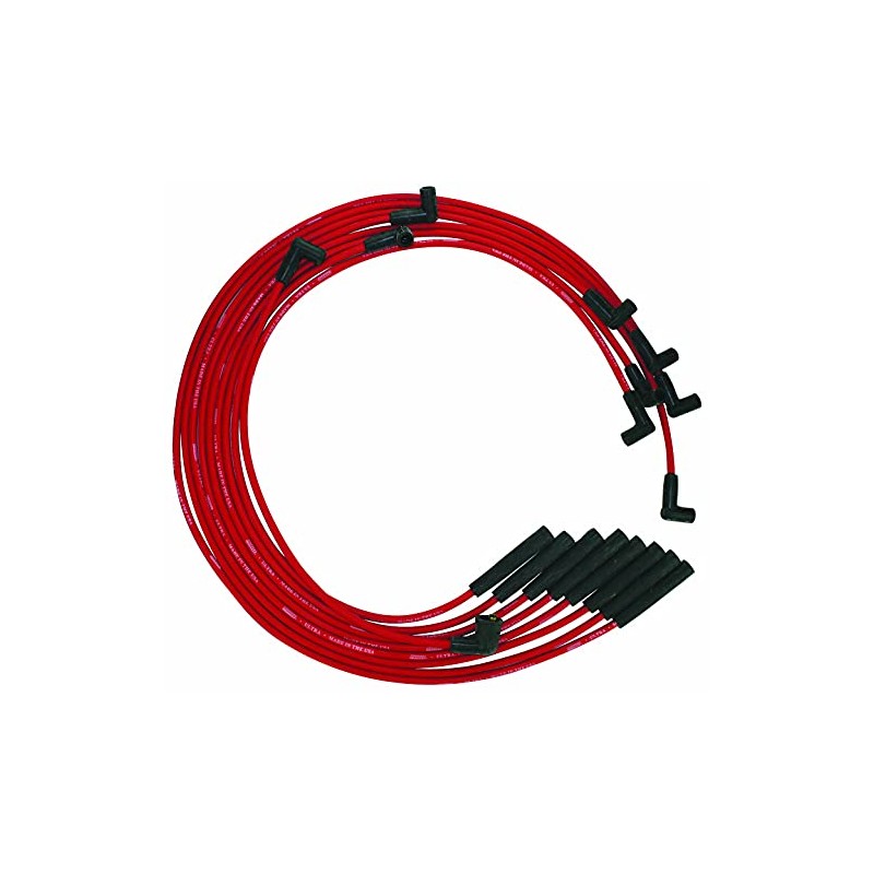 Moroso 52060 Ultra Series Red Spark Plug Wires, Mopar Chrysler