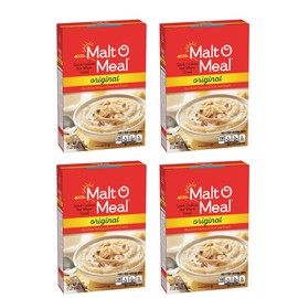 Malt-O-Meal, Original Malt-O-Meal Hot Breakfast Cereal, Quick Cooking, 28 Ounce Box (Pack of 4)