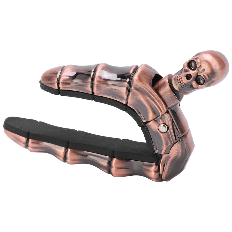 Guitar Capo Ballad Zinc Alloy Silicone Diacritics Skull Musical Instrument