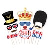 25Pcs British Photo Booth Props Kit British National Day Party