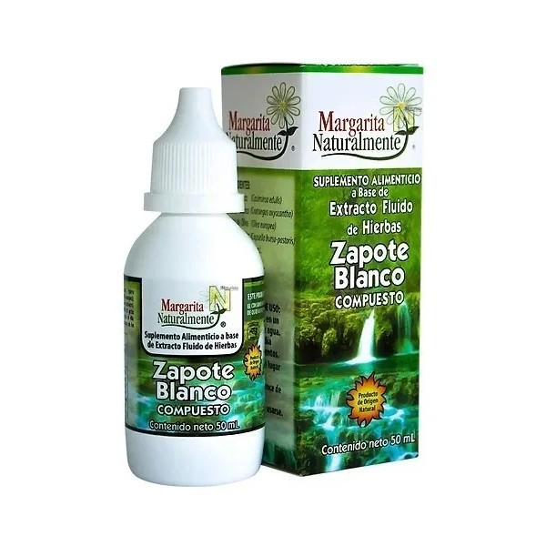 Zapote Blanco Compuesto Extracto 50ml Margarita Naturalmente