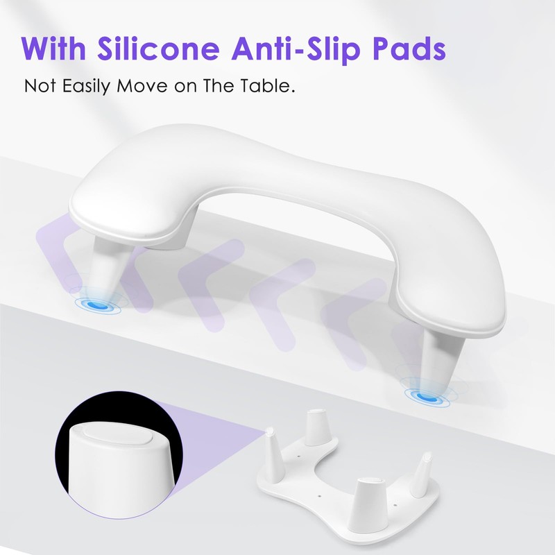 Arm Rest for Nails Tech: U-shaped Manicure Nail Arm Rest