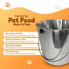 Advance Pet Products 2 Quart Heavy Duty Stainless Steel Flat