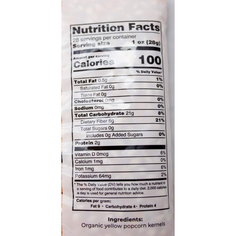 Preferred Popcorn Organic Popcorn, 28 Ounce bag, Pack of 4,