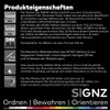 SIGNZ Schnellhefter DIN A4, stabil, 11 Farben, transparenter Deckel, CO2-neutral