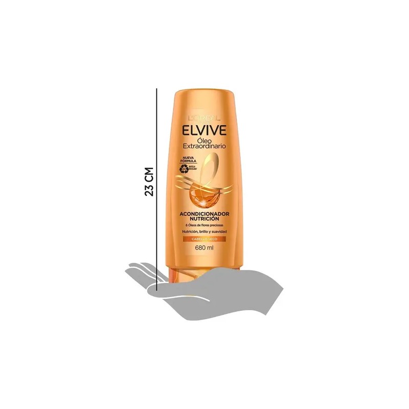 Acondicionador L'oréal Elvive Oléo Extraordinario 680 Ml