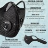 Unbranded USA Activated Carbon Air Purifying Face Mask Cycling Reusable