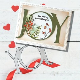 Merry Christmas Joy Die Cuts for Card Making Christian Theme Stamps Cutting Dies for DIY Paper Scrapbooking Crafts Embossing Decorations