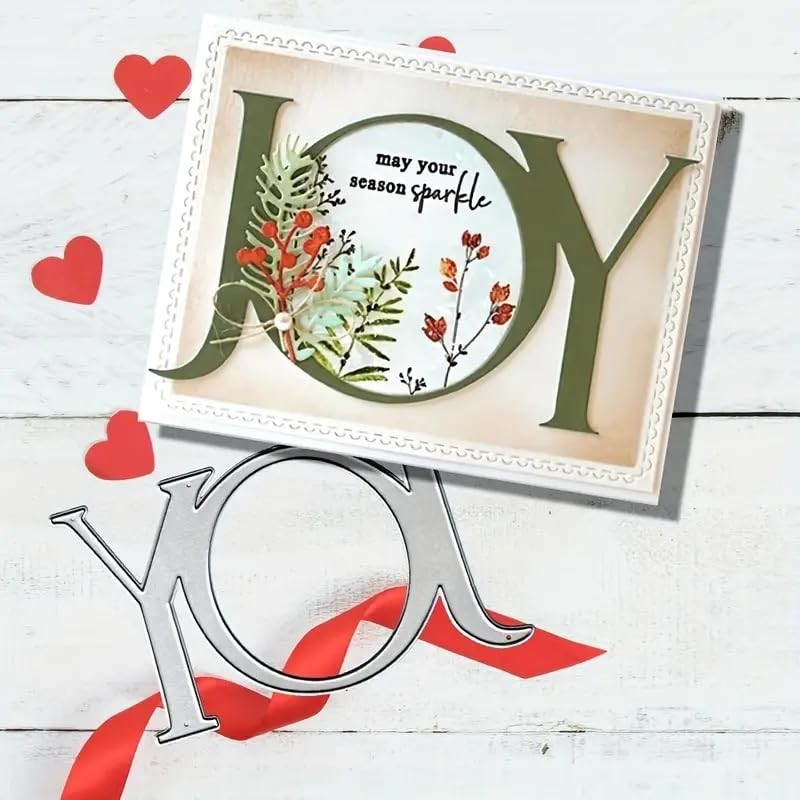 Merry Christmas Joy Die Cuts for Card Making Christian Theme