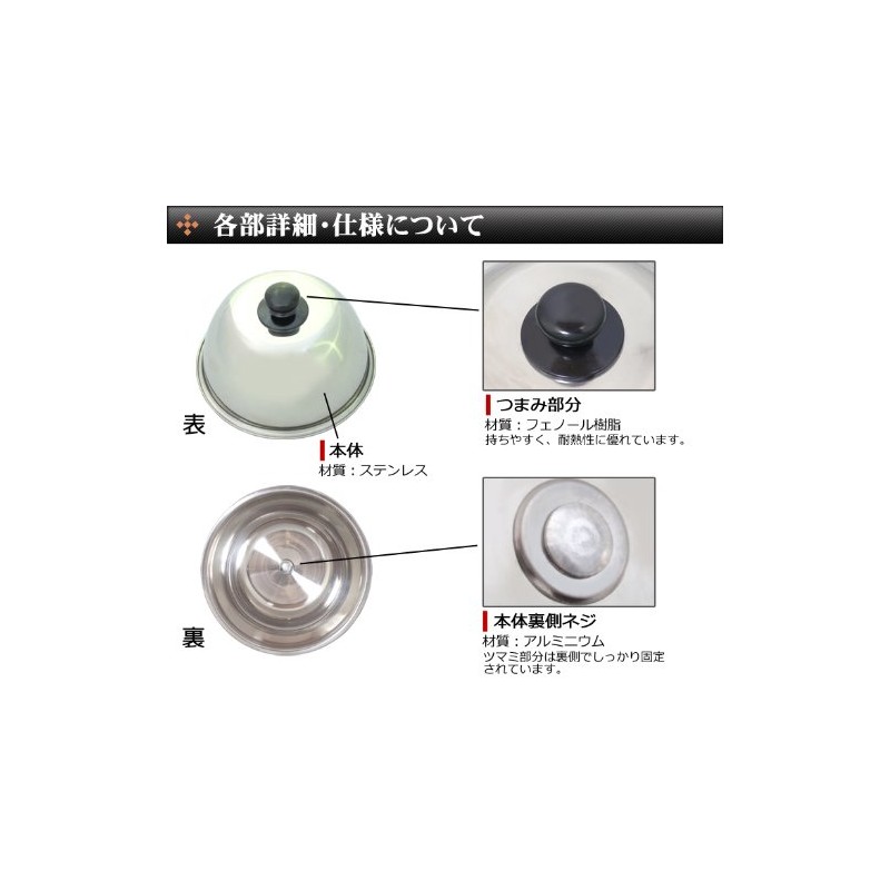 Commercial Steak Cover, Domed Cloche (30cm)