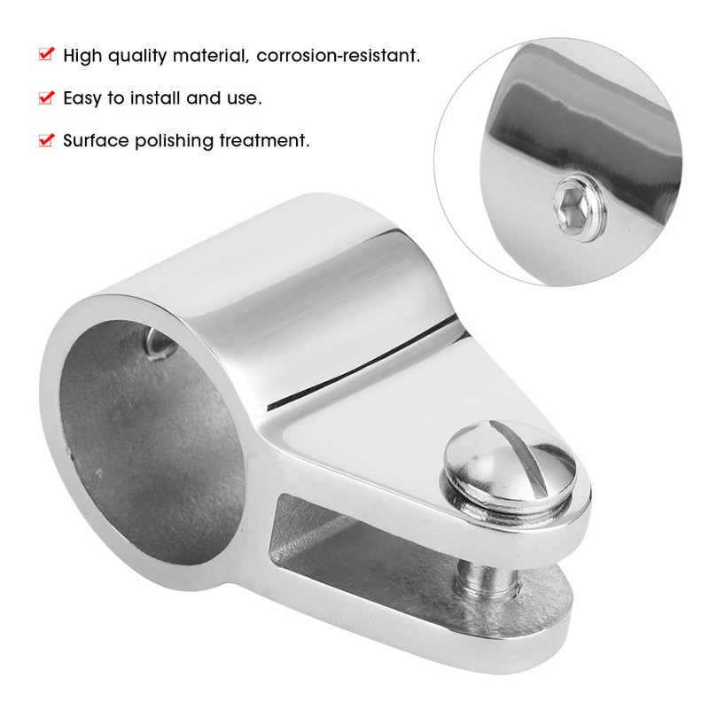 2Pcs Marine Jaw Slide Stainless Steel Bimini Top Boat Hardware