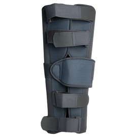 Wonder Care Knee Immobilizer Knee Brace for Knee Support for Dislocation Injuries Ligament Tear Wraparound Knee stabilizer Splint for Men & Women-Grey-2XL
