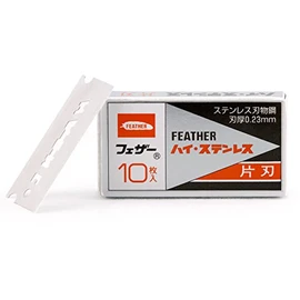 Feather FHS-10 Hi-Stainless Single Blade