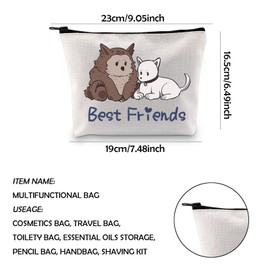 WCGXKO BG3 Gift Novelty Gamer Gift Gamer Merchandise Gift Gamer Lover Zipper Pouch Makeup Bag (Best Fri CA)