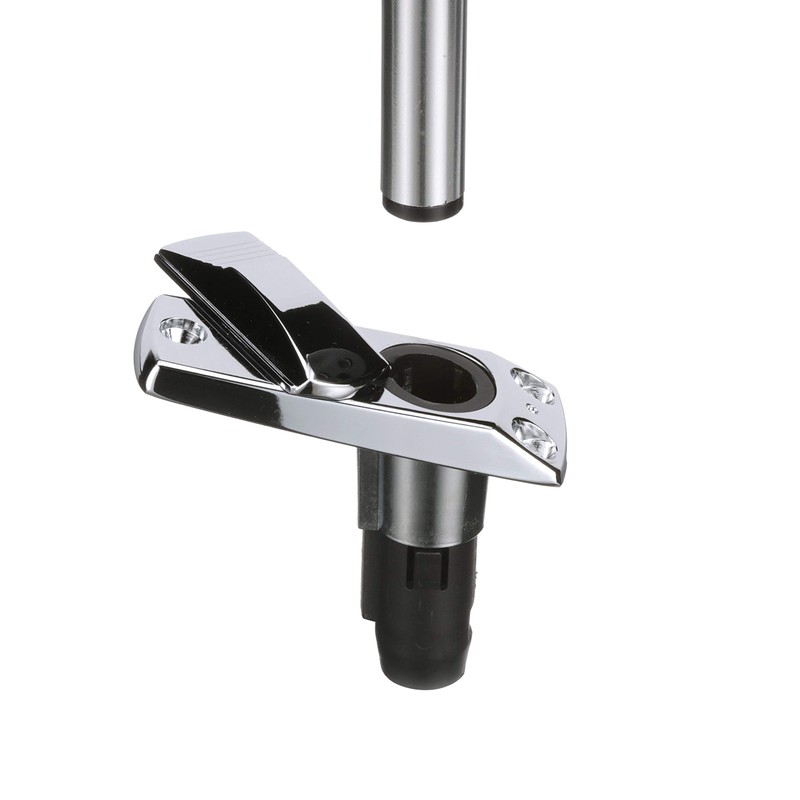 Attwood 911339-7 Rectangle 2-Pin Base for 12-Degree Angled Light Pole,