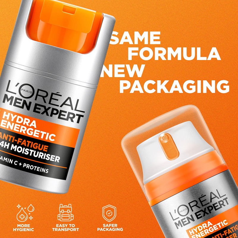 L'Oréal Paris Moisturiser For Men, For Dry and Tired Skin,