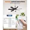 28 Inch Socket Fan Light with Remote Control, Screw in