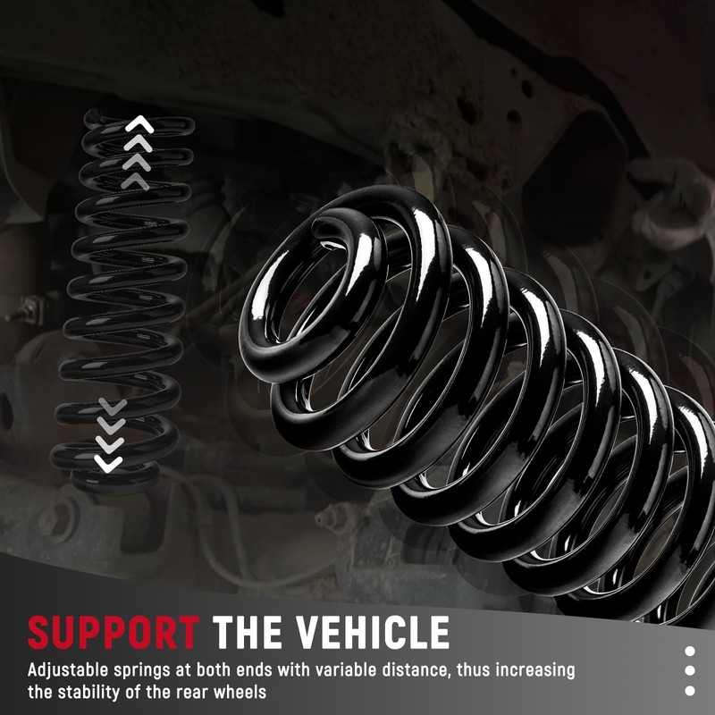 THOCAC Heavy Duty Front Coil Springs for 1983-1997 Ford Ranger