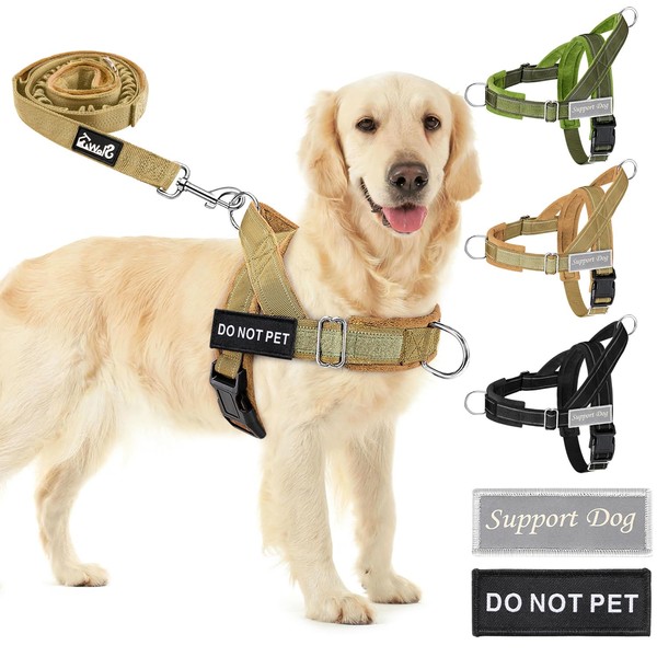 Eyein Dog Harness with Lead for Large and Medium Dogs,