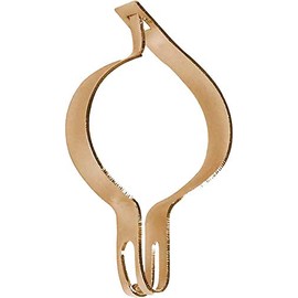 The Great American Hanger Company Anti-Theft Metal B-Ring with Brass Finish, (Box of 100) Removable 1.5 Inch Security Rings to Hold Nail Hook Hangers for Existing installations and Fixed Bars
