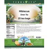 Hibiscus Green Tea (25 tea bags, ZIN: 543208)