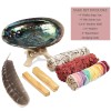 Variety Sage Smudge Kit with Shell, Palo Santo, Stones, Bracelet,