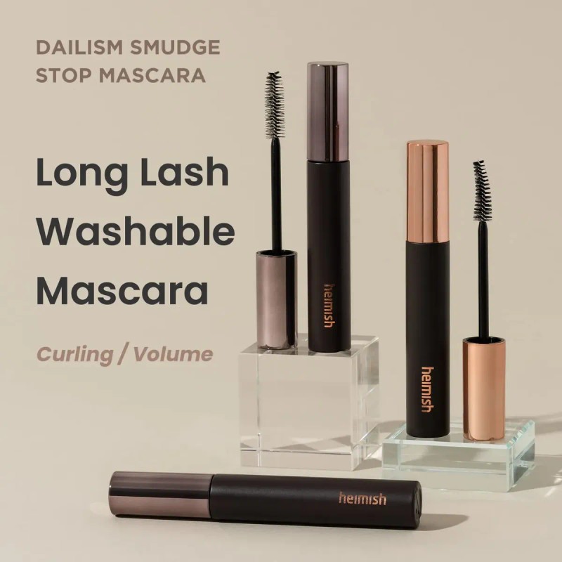 Máscara Heimish Dailism Smudge Stop Curling 9 G Impermeable