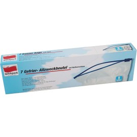 Unbekannt 14 x Freezer Bags with Resealable Zip 6 Litre