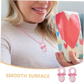 VICASKY 150pcs Acrylic Pacifiers for Shower Games Funny Mini Dummies for Shower Favors Boy Girl