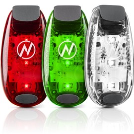 KayaLuma LED Kayak Lights (3 Pack) | Clip On IPX5 Waterproof Marine Navigation Lights for Night Kayaking, Canoeing, Boating, Fishing | High Visibility Kayak Accessories