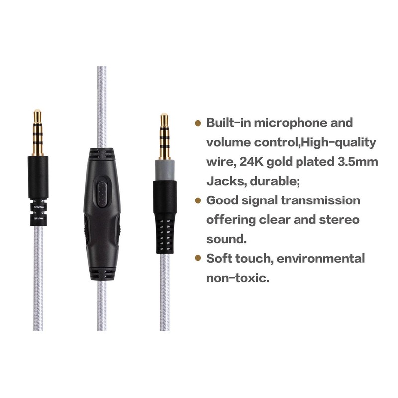 HyperX Cloud Alpha Replacement Cable, Compatible with HyperX Cloud Alpha