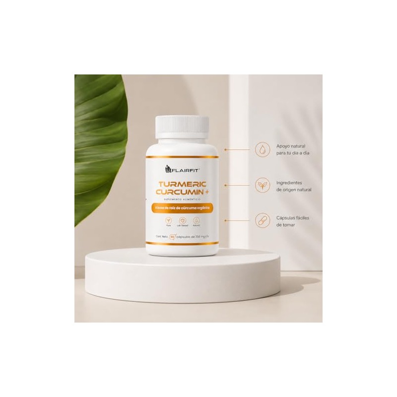 Cúrcuma (Turmeric) 700 mg — 60 cápsulas