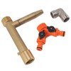 Quick Water Intake Valve Key G1 Male Thread Brass Quick