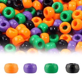 1000pcs Halloween Pony Beads Bulk for Bracelet Jewellery Making Crafts