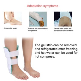 Ankle Stabiliser Splint, Foot Drop Orthosis Brace Support Protection Sprain Splint Arthritis Tool