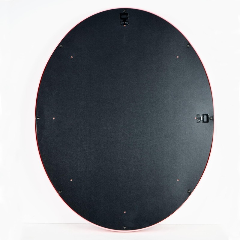 Funerom 20 x 16 inch Pink Wall Mirror Oval Bathroom