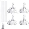Replacement Straw Kit Compatible with Grosmimi Stage 2, Soft Silicone,