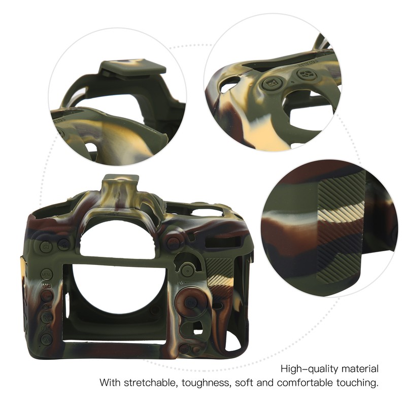 Camera Protective Shell Silicone Case Cover Fit for Nikon D7000