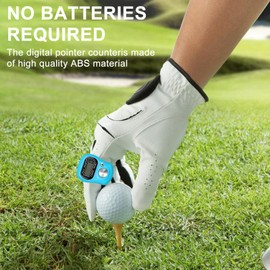 GOMETY 20 Stück Fingerzähler, Elektronischer Zähler, Elektronische Fingerzähler, Rundenzähler Digital Hand Held Clicker Zähler für Golf, Inventur, Schule und Sporttreffen (Mischfarbe)