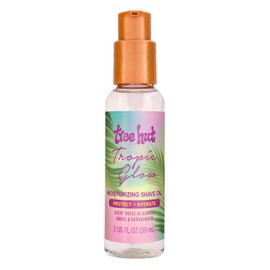 Tree Hut Mini Tropic Glow Moisturizing Shave Oil, Gel-to-Oil Formula, Ultra Hydrating Barrier for a Close, Smooth Shave, for all Skin Types, 2 Fl Oz